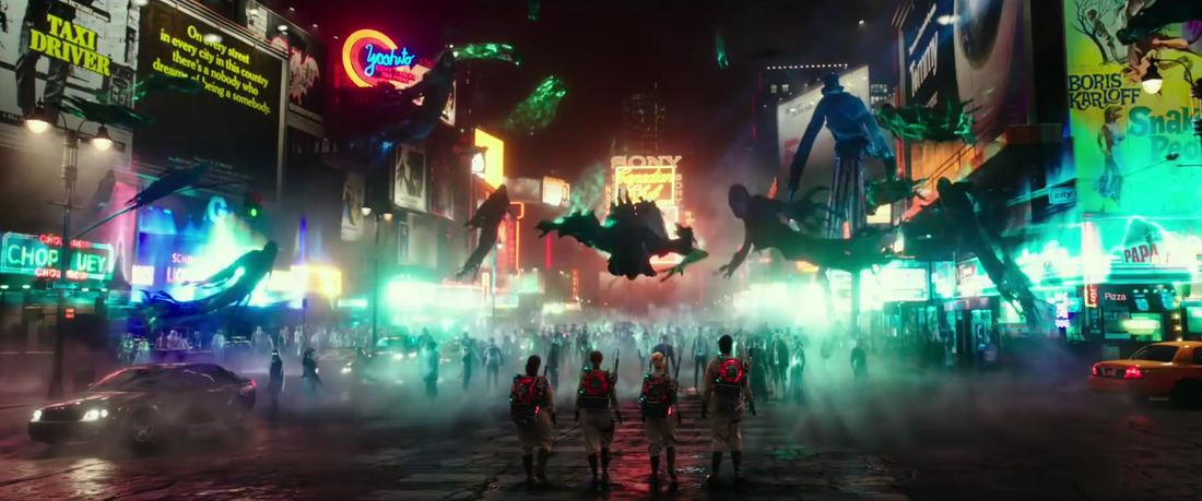 Ghostbusters 2016 action finale ghosts